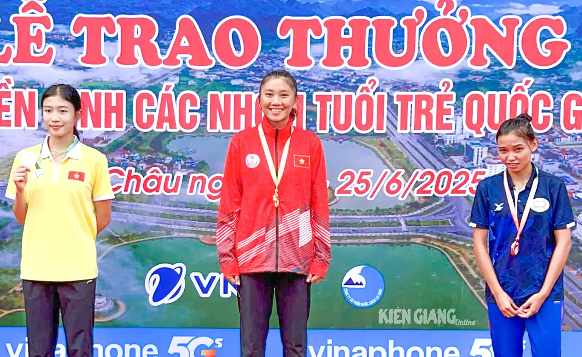 Võ Thảo Vy đoạt huy chương vàng giải vô địch điền kinh các nhóm tuổi trẻ quốc gia