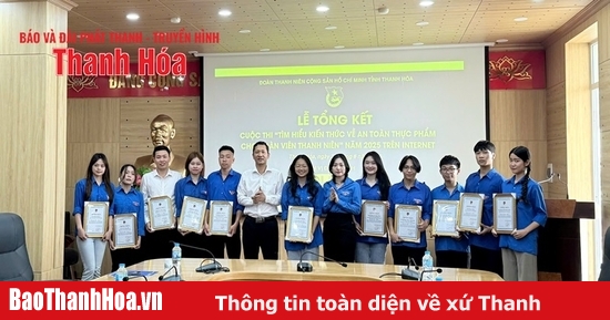 Tổng kết cuộc thi “Tìm hiểu kiến thức về an toàn thực phẩm trong đoàn viên, thanh niên” năm 2025