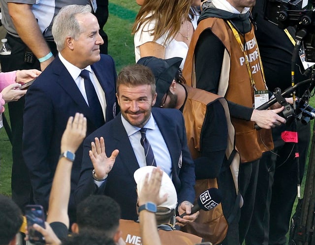David Beckham an ủi Messi, Inter Miami sắp mua sắm rầm rộ nhờ tiền Club World Cup - Ảnh 1.