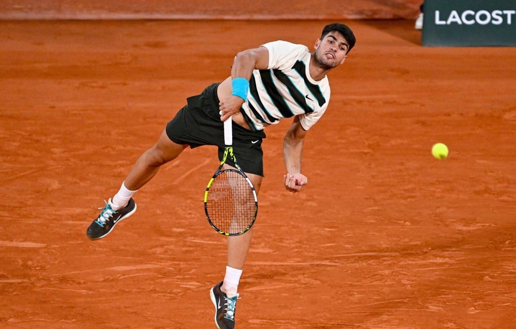 Alcaraz thăng hoa rực rỡ, tiến vào bán kết Roland Garros - 2