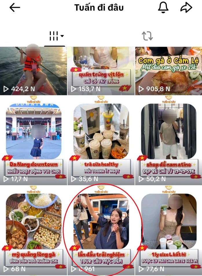 Tiktoker participa en la promoción de servicios turísticos ilegales en la península de Son Tra - Foto 1.