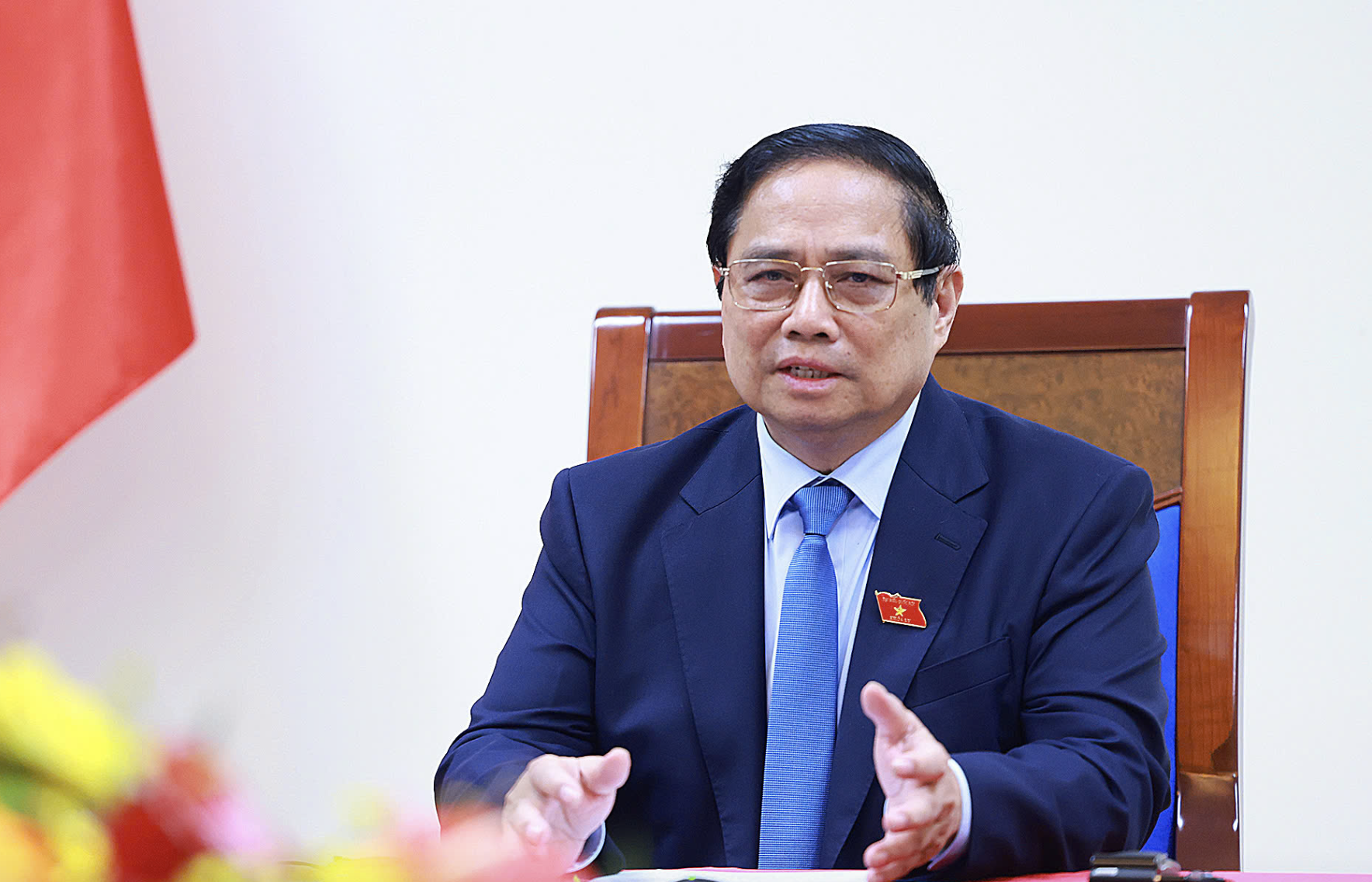សាររបស់នាយករដ្ឋមន្ត្រី Pham Minh Chinh ទៅកាន់ប្រទេសបារាំង ស៊ុយអែត និងអេស្តូនី