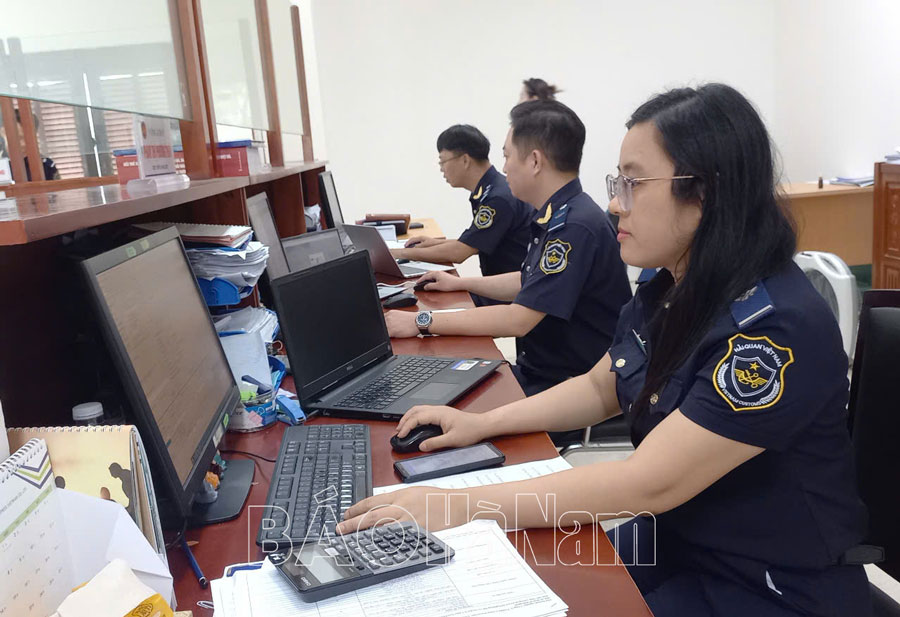 Hải quan Hà Nam thực hiện kiểm tra hồ sơ tự động 247   