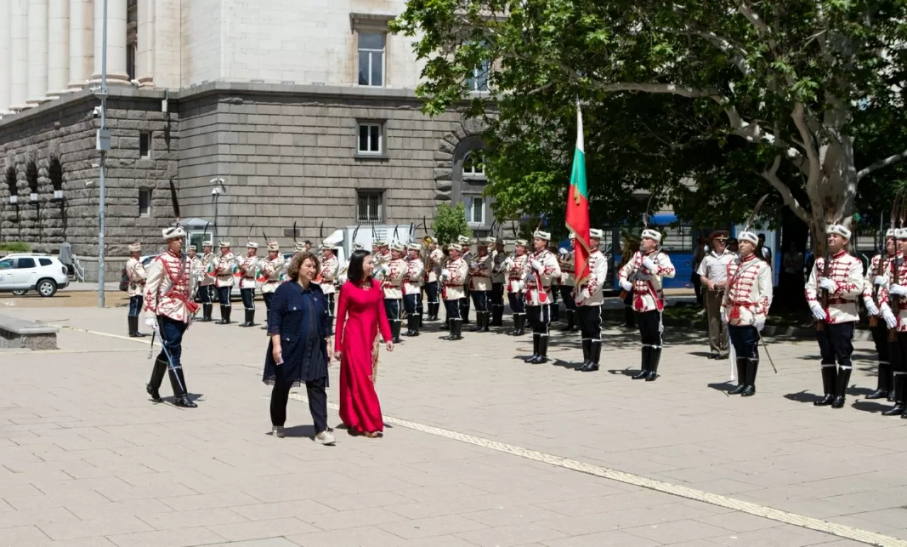 Đại sứ Nguyễn Thị Minh Nguyệt trình Thư ủy nhiệm lên Tổng thống Bulgaria