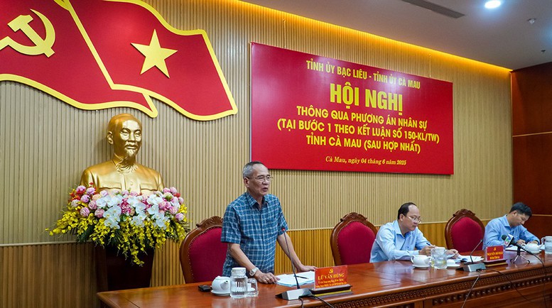 58 người đủ tuổi tái cử Ban Chấp hành Tỉnh ủy Cà Mau sau hợp nhất- Ảnh 1.