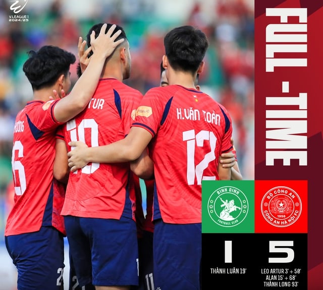V-League: CLB CAHN 'giúp' HAGL trụ hạng, CLB Bình Định tiến gần vực thẳm  - Ảnh 1.