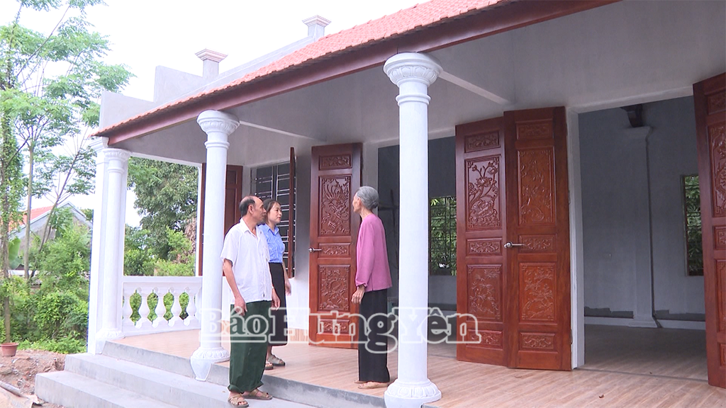 Các hộ được ở trong những ngôi nhà vững chãi từ sự hỗ trợ của Chương trình