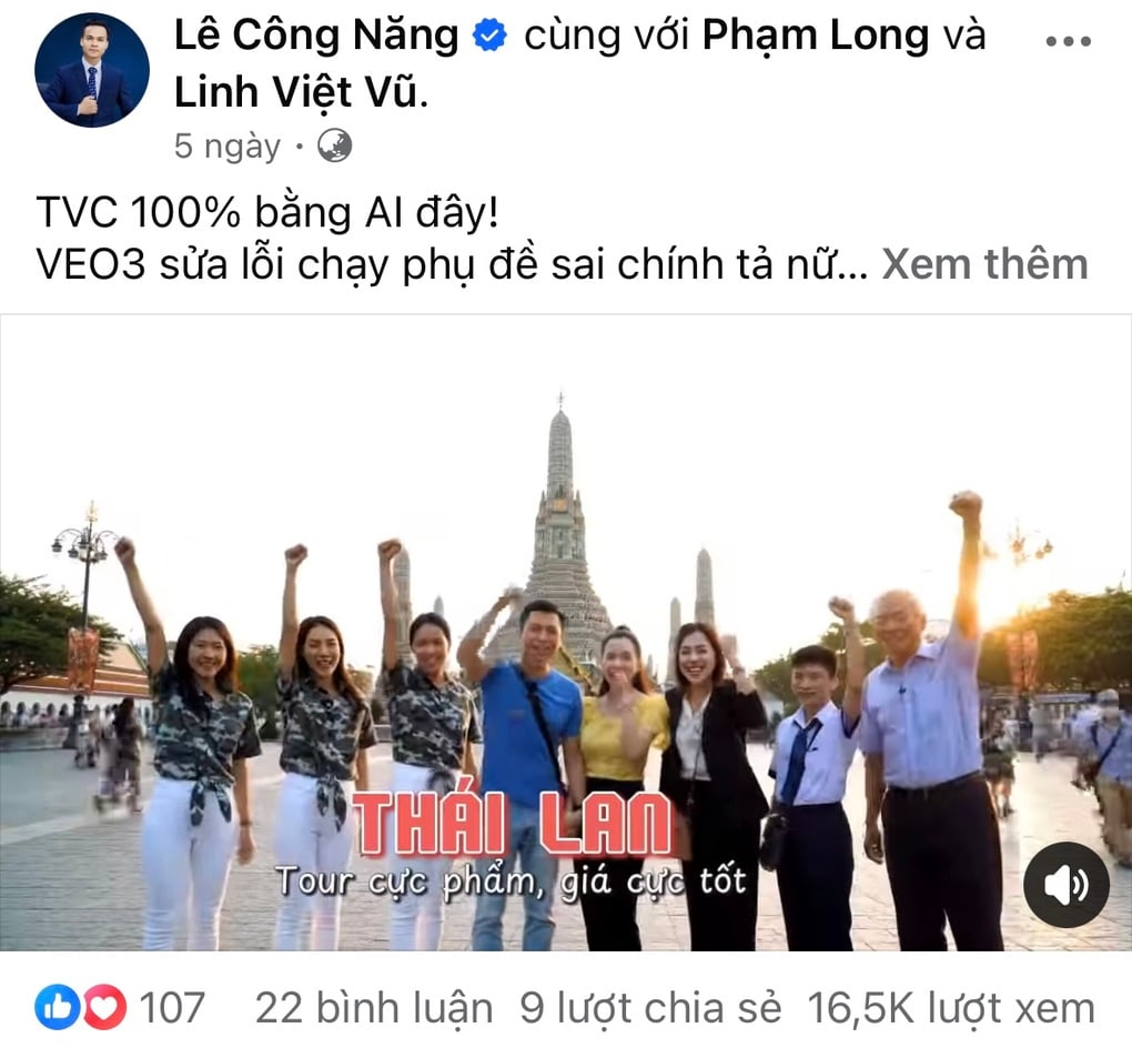 Tiệm sửa xe cũng tự làm TVC, dân quay dựng toát mồ hôi lo Veo 3 cướp việc - 6