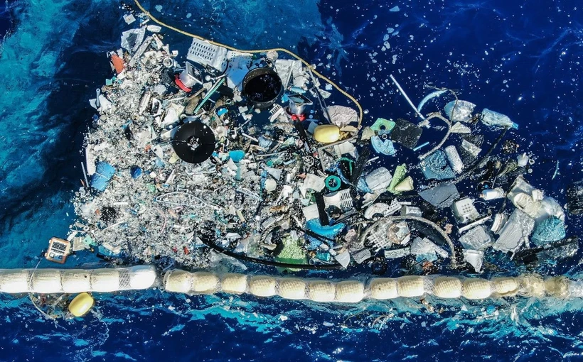 La pollution plastique marine devient de plus en plus grave. Photo : Wired