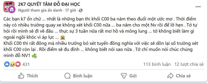 Bất ngờ bỏ xét tuyển khối C00, thí sinh "trở tay không kịp"- Ảnh 3.