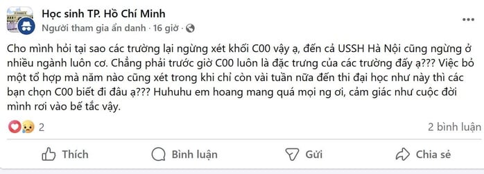 Bất ngờ bỏ xét tuyển khối C00, thí sinh "trở tay không kịp"- Ảnh 1.