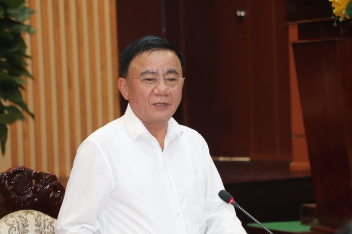 Thường trực Ban Bí thư Trần Cẩm Tú phát biểu