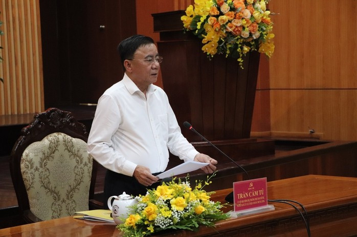 Thường trực Ban Bí thư Trần Cẩm Tú kết luận buổi làm việc