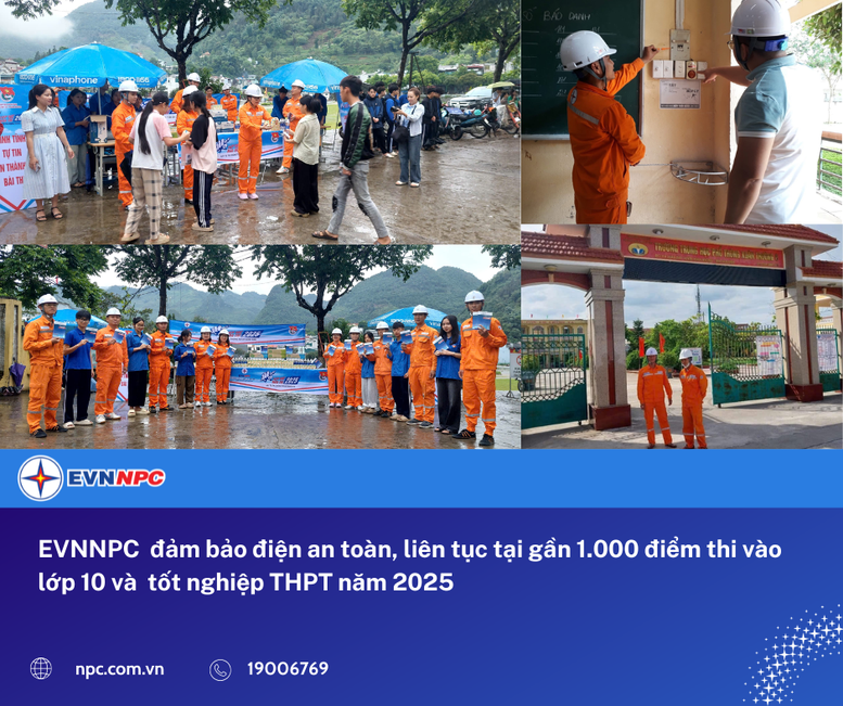 EVNNPC sẵn sàng bảo đảm điện cho kỳ thi tuyển sinh, tốt nghiệp THPT 2025- Ảnh 1.