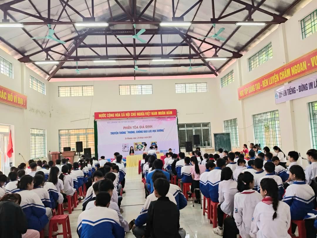 Hội LHPN Cao Bằng truyền thông "Phòng, chống bạo lực học đường"- Ảnh 4.
