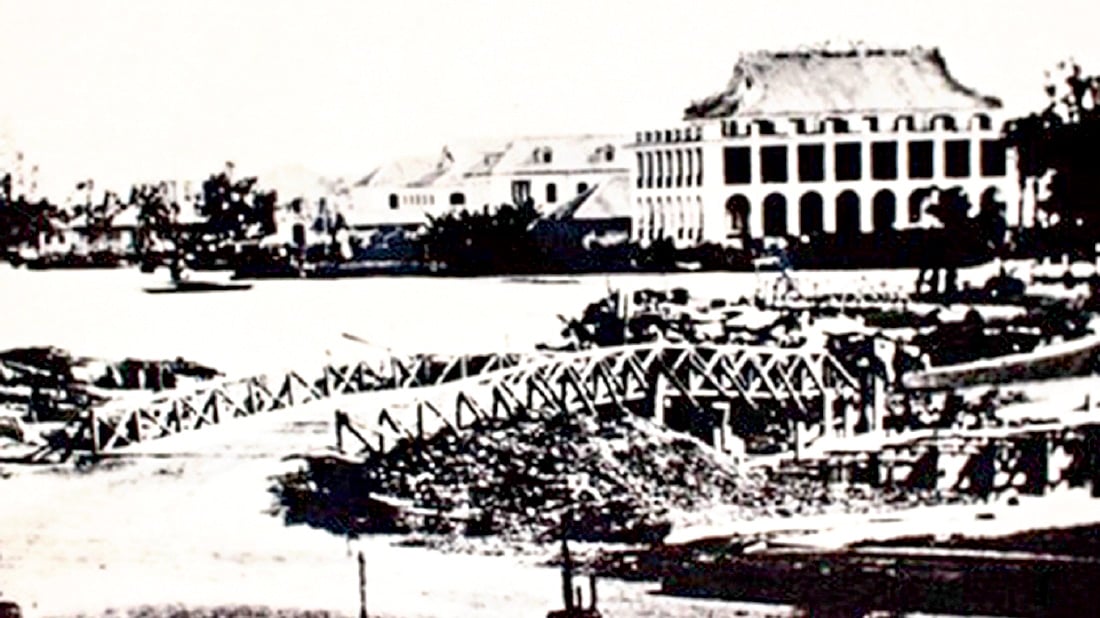 Bến Nhà Rồng năm 1911 - nơi thầy giáo Nguyễn Tất Thành ra đi tìm đường cứu nước ngày 5/6/1911