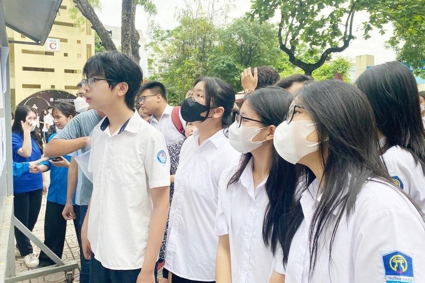 Có 76.435 học sinh dự thi tuyển sinh lớp 10 tại TP HCM năm học 2025 - 2026. Ảnh minh họa