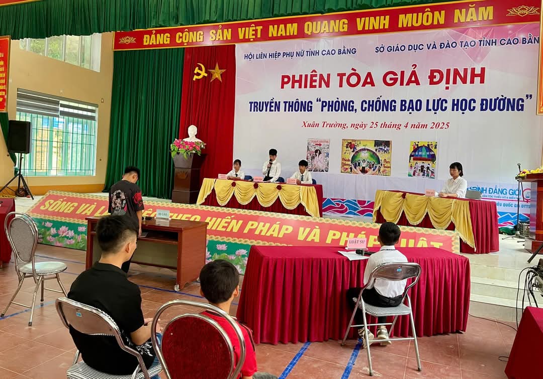 Hội LHPN Cao Bằng truyền thông "Phòng, chống bạo lực học đường"- Ảnh 2.