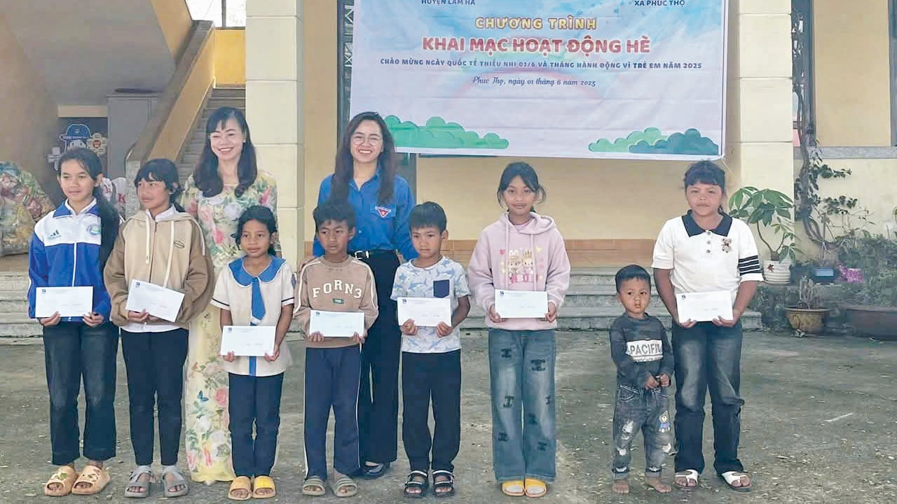 Huyện Đoàn Lâm Hà tổ chức ra quân hoạt động hè năm 2025 tại xã Phúc Thọ