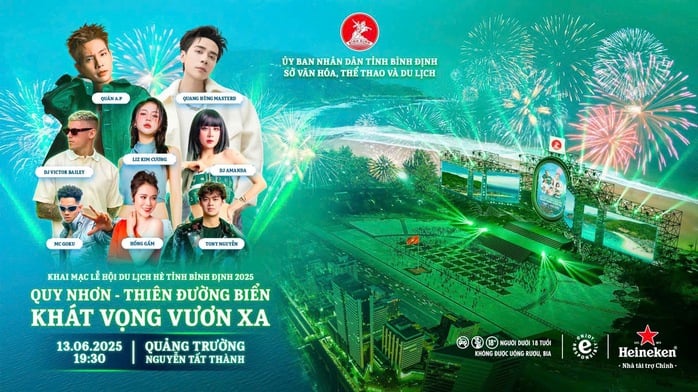 Bùng nổ sắc màu biển cả tại lễ khai mạc Lễ hội Du lịch hè Bình Định 2025- Ảnh 1.