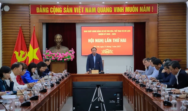 Tổ chức các hoạt động tuyên truyền Đại hội Đảng bộ Bộ VHTTDL nhiệm kỳ 2025-2030 - Ảnh 1.