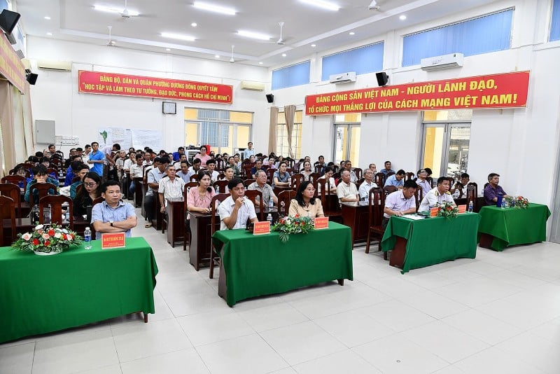 Hội nghị tuyên truyền biển, đảo tại phường Dương Đông, TP. Phú Quốc (Kiên Giang) ngày 05/6 (Ảnh: Văn Định) 