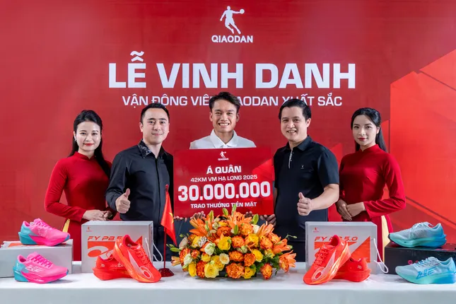 Qiaodan ยกย่องรองชนะเลิศการแข่งขัน VnExpress Marathon Ha Long 2025 ภาพ 1