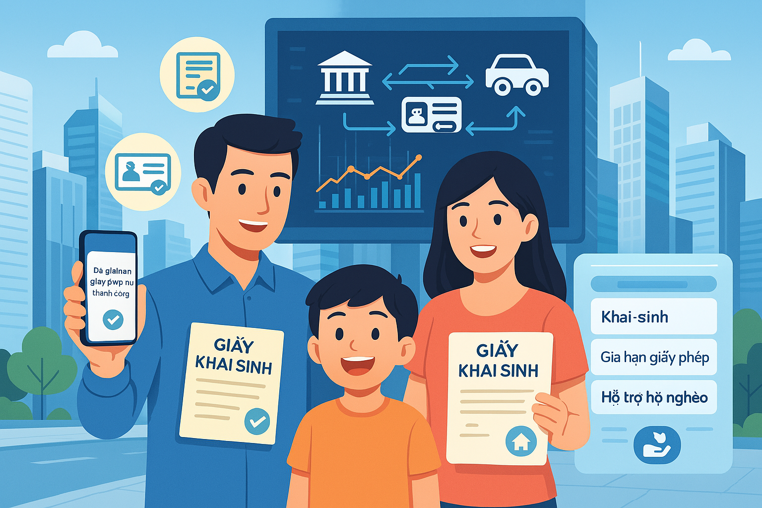 Mô hình hành chính công chủ động giúp minh bạch hóa quy trình thông qua các nền tảng trực tuyến, và đặt người dân làm trung tâm của mọi hoạt động phục vụ. Ảnh minh họa: PHƯƠNG GIANG