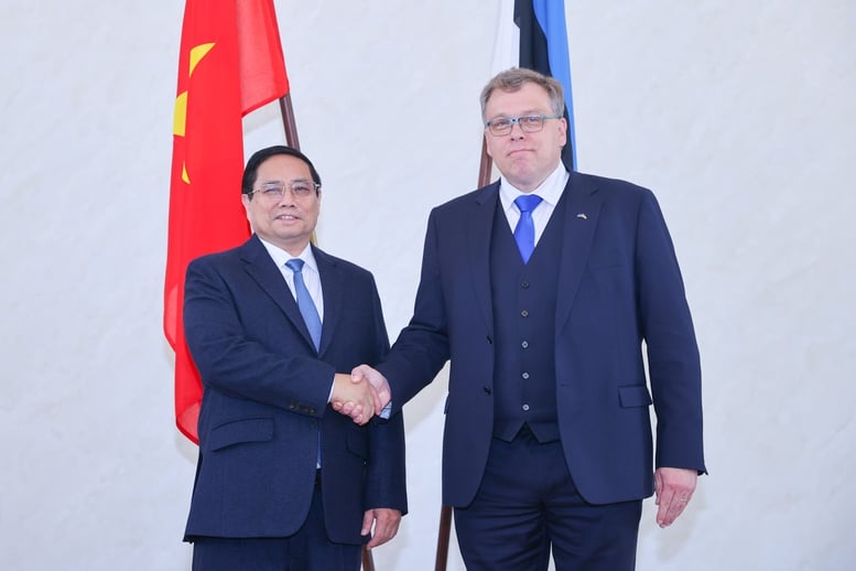 Thủ tướng Phạm Minh Chính hội kiến Chủ tịch Quốc hội Estonia- Ảnh 5.