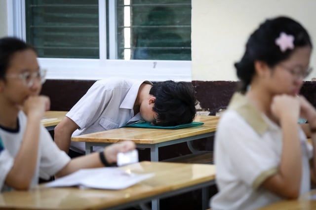Đề thi lớp 10 môn ngữ văn: Thí sinh dày công học thuộc lòng chương trình mới - Ảnh 1.