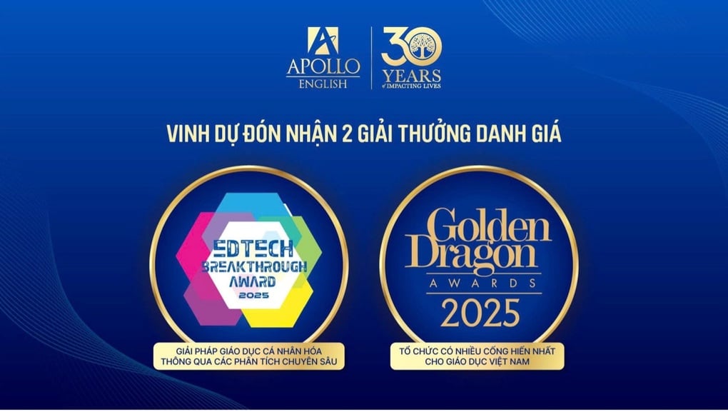Apollo English được vinh danh tại EdTech Breakthrough Awards 2025 - 1