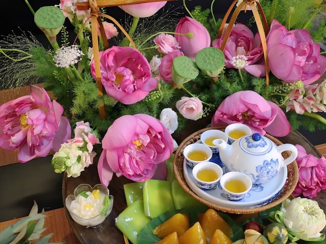 Mâm cỗ vịt cúng lễ của mẹ đảm Hà thành khiến bao người trầm trồ và tự hào về vẻ đẹp ẩm thực Việt- Ảnh 3.