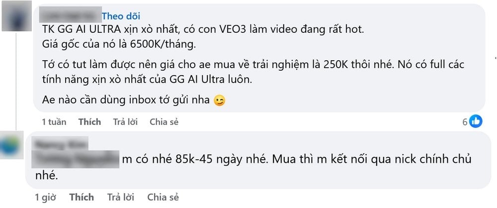 Cảnh giác tiền mất tật mang khi chạy theo “cơn sốt” AI tạo video Veo 3 - 2