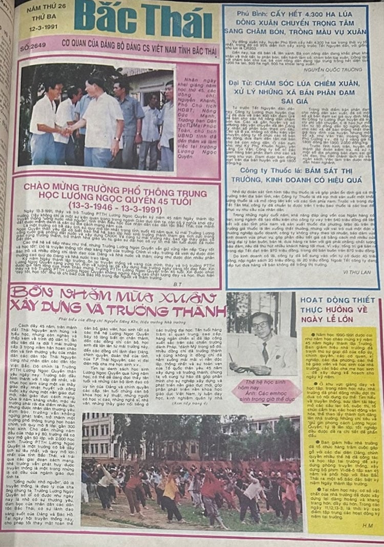 Publication du journal Bac Thai.