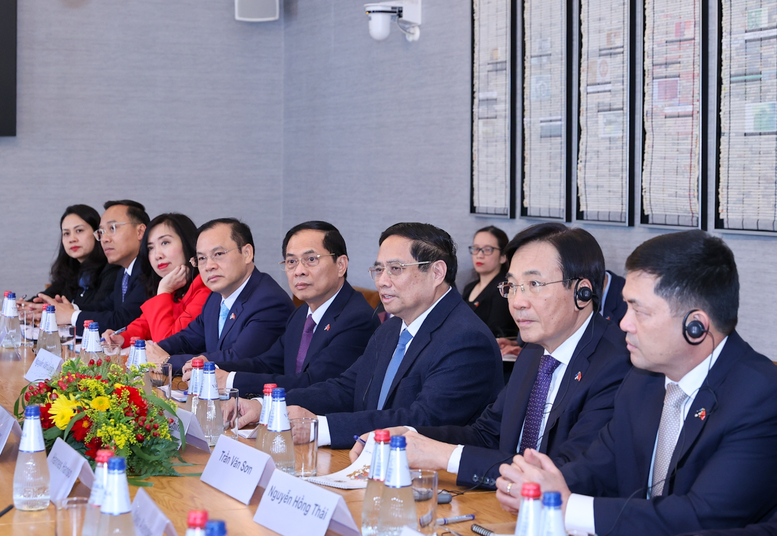 Thủ tướng Phạm Minh Chính hội kiến Chủ tịch Quốc hội Estonia- Ảnh 6.