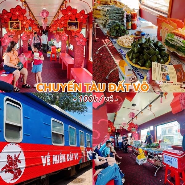 Tuyến tàu du lịch "Về miền đất võ"