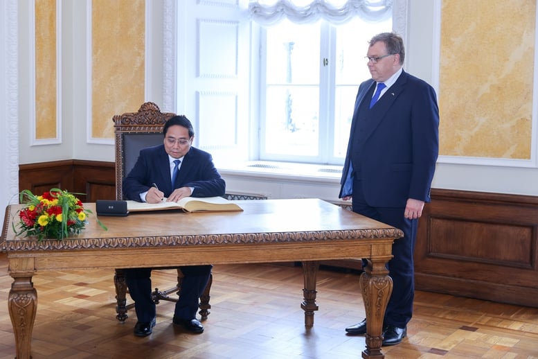 Thủ tướng Phạm Minh Chính hội kiến Chủ tịch Quốc hội Estonia- Ảnh 4.