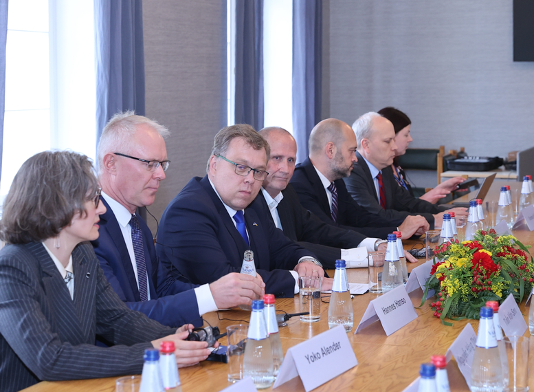 Thủ tướng Phạm Minh Chính hội kiến Chủ tịch Quốc hội Estonia- Ảnh 7.