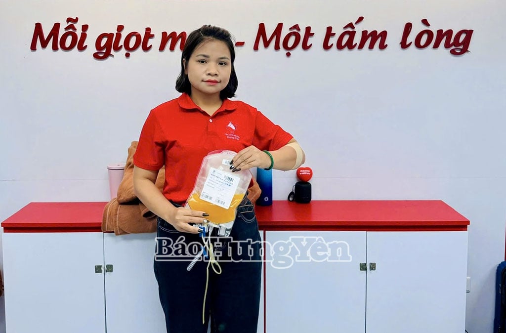 Đến nay, chị Lý đã hiến máu 49 lần