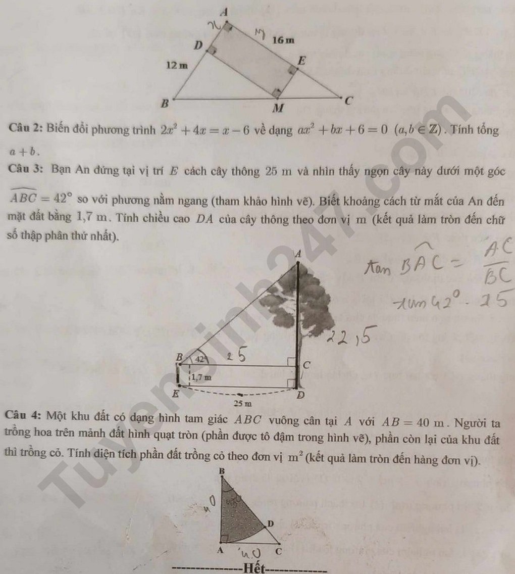 Đề và đáp án tất cả các môn thi vào lớp 10 của tỉnh “trẻ” nhất Việt Nam - 8