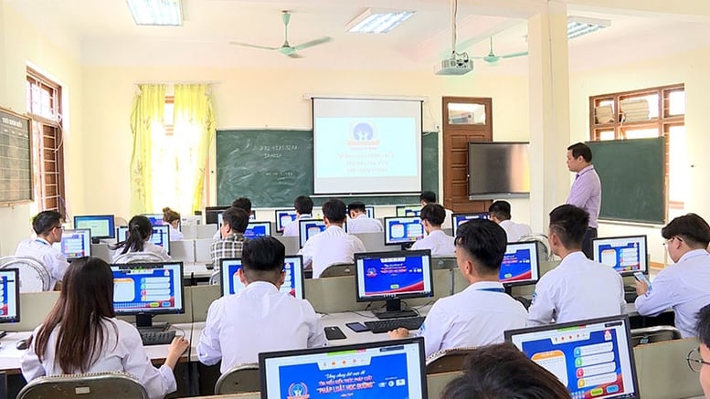 Transformación digital en la difusión y educación jurídica para el período 2025-2030. Foto ilustrativa: baochinhphu.vn