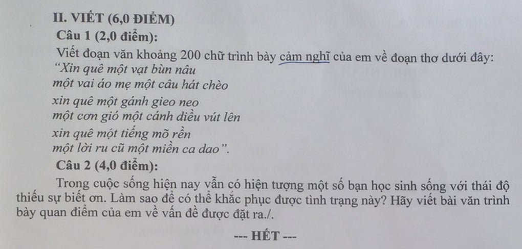 Đề và đáp án các môn thi vào lớp 10 của Ninh Thuận - 8
