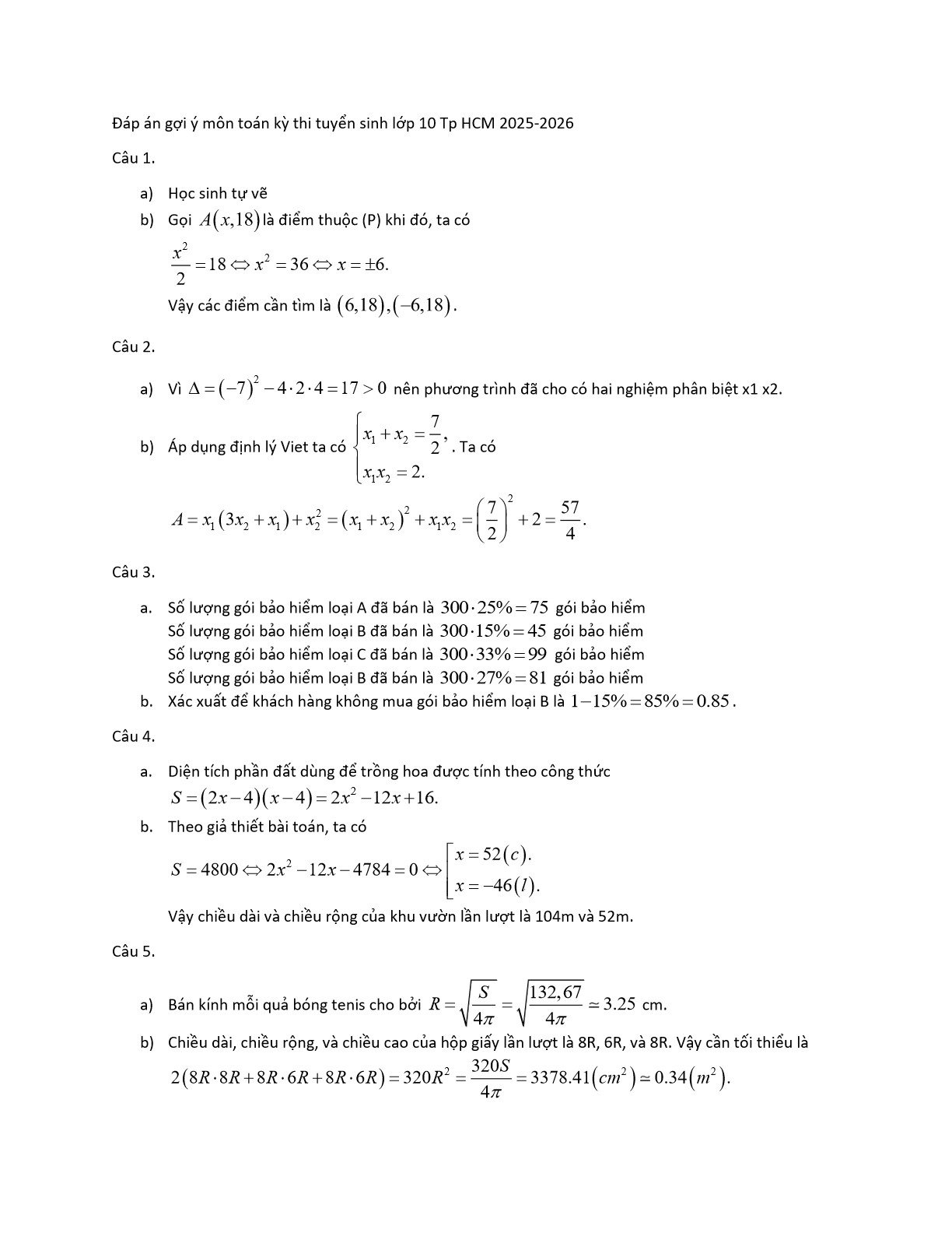 Thi lớp 10 TP.HCM: Gợi ý giải đề thi môn toán - Ảnh 3.