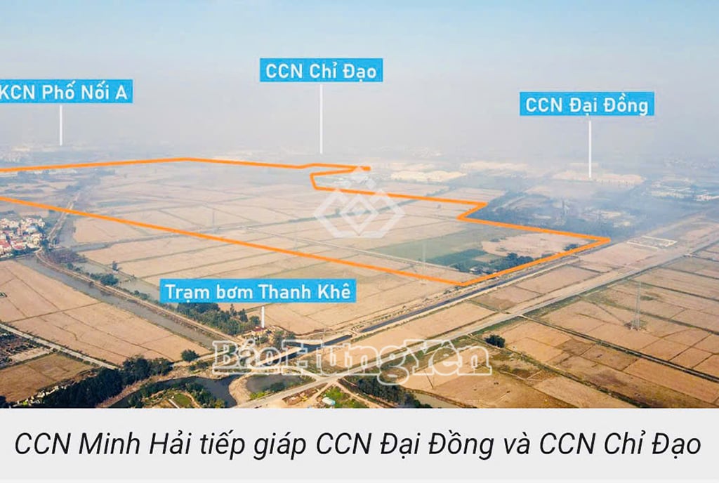 Cụm CN Minh Hải 1 tiếp giáp với Cụm CN Đại Đồng và Cụm CN Chỉ Đạo