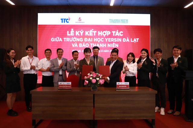 Báo Thanh Niên và Trường ĐH Yersin Đà Lạt hợp tác về đào tạo, truyền thông- Ảnh 1.