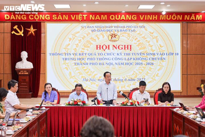 Sở GD&ĐT Hà Nội thông tin về kỳ thi tuyển sinh lớp 10.