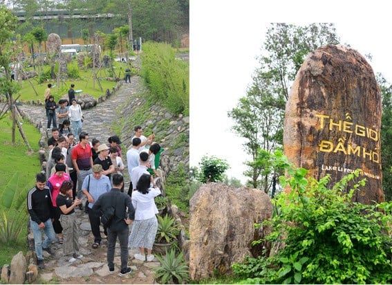 Thế giới đầm hồ Na Dương - công viên địa chất đã được UNESCO công nhận. (Ảnh: Duy Trinh)
