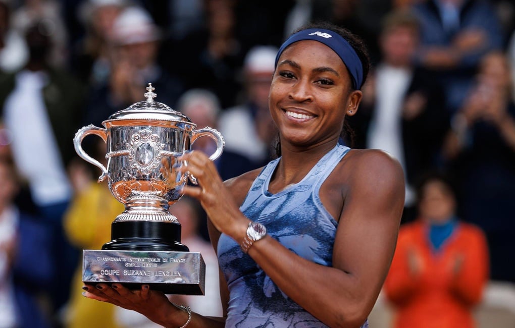 Đánh bại tay vợt số một thế giới, Coco Gauff vô địch Roland Garros - 1