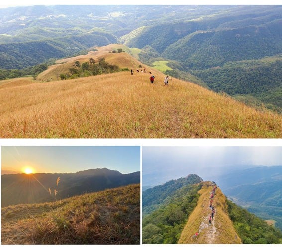 Núi Pia Pò - địa danh được các tín đồ đam mê trekking ưa chuộng. (Ảnh: Lương Duy Doanh)