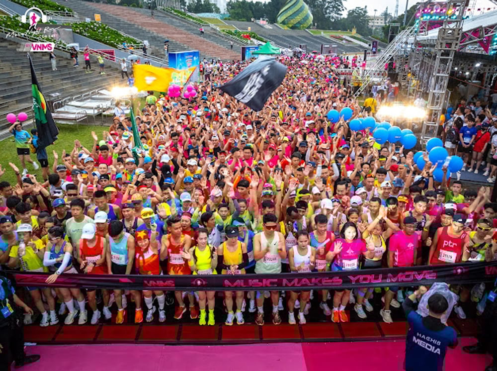 4.500 người tham gia giải chạy Da Lat Music Night Run 2025